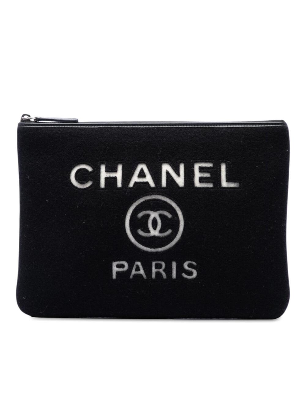 Chanel Medium Wool Felt Deauville O #327890C10B